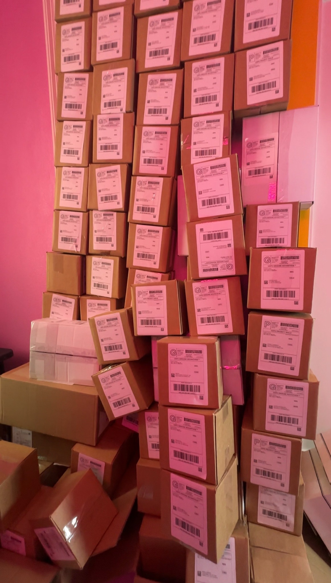 Pink House of Venus boxes from the original launch